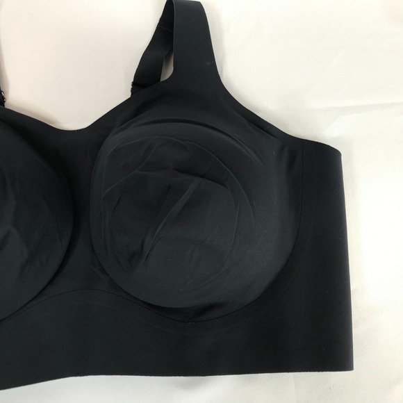 EVELYN BOBBIE - WOMEN'S 3XL - BLACK WIRELESS BRA - Picture 3 of 5